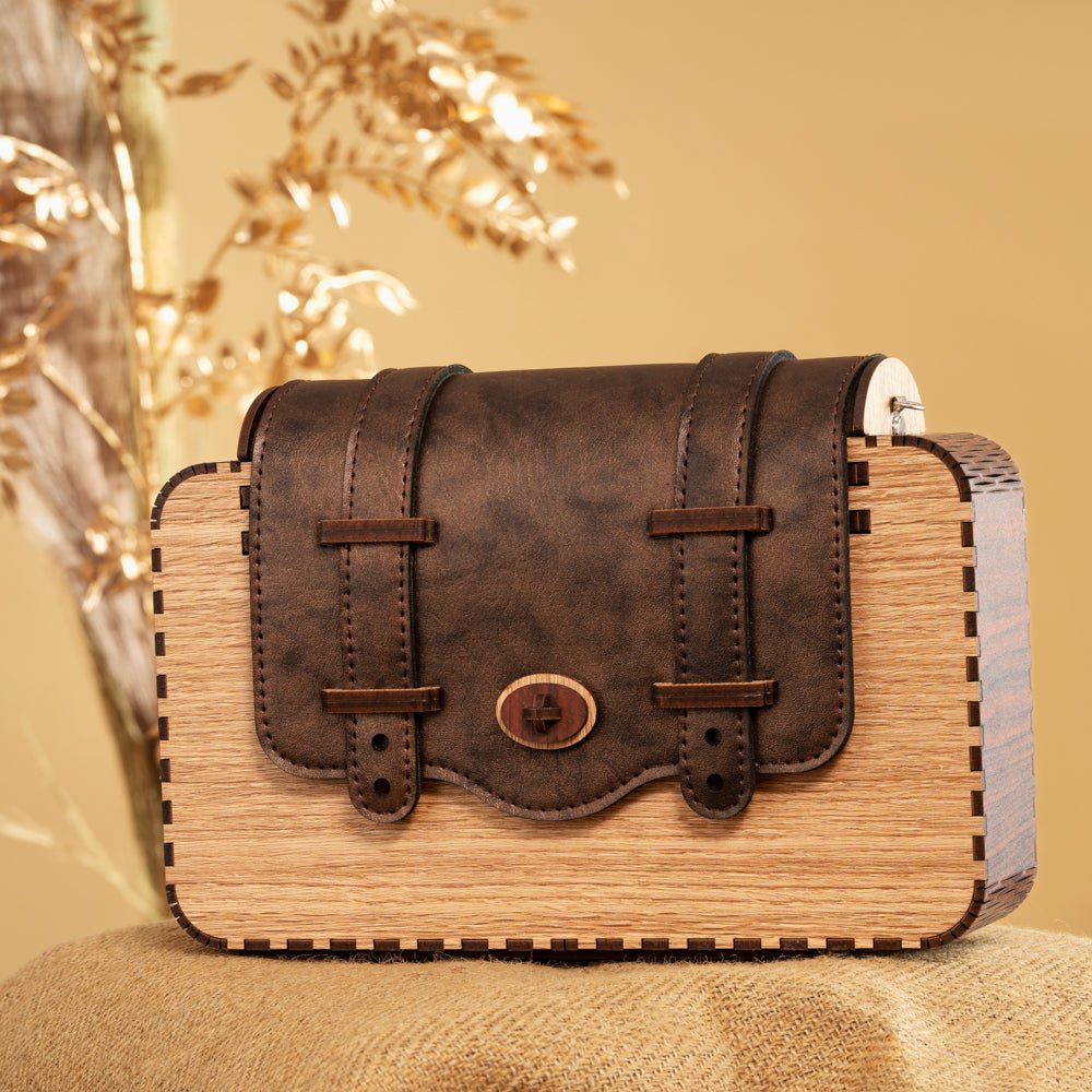 wooden designer handbags